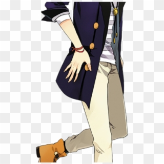 Anime Boy Clipart Attitude - Guy Side View Anime, HD Png Download