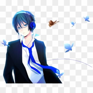 128×128 Osu Profile Pictures - Anime Boys With Headphones, HD Png Download