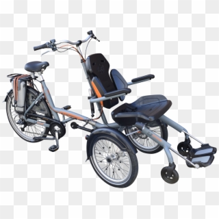 The O'pair Wheelchair Bike Has A Suspension Wheelchair - Van Raam O Pair 2, HD Png Download