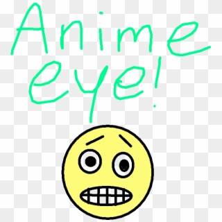 How To Draw An Anime Eye - Smiley, HD Png Download