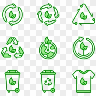 Zero Waste - Ecology Icon Png Vector, Transparent Png