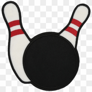 Ps119 Bowling Ball And Pins Patch Patch - Ten-pin Bowling, HD Png Download