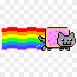Nyancat Sticker - Nyan Cat Logo Png, Transparent Png