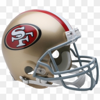 San Francisco 49ers Vsr4 Authentic Helmet - Football Helmet 49ers, HD Png Download