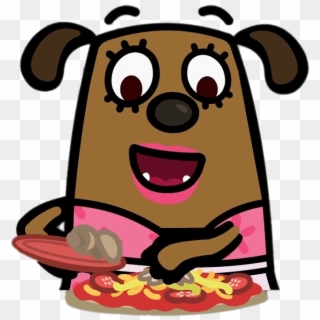 Boj Character Ruby Woof Making Pizza, HD Png Download