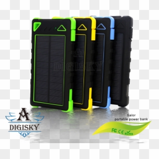 Branded Solar Panel Portable Mobile Battery Charger - Mobile Phone, HD Png Download