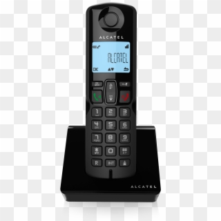 Alcatel Phones S250 Black Front Picture - Telefonos Fijos Inalambricos Alcatel, HD Png Download
