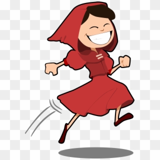 Jumping Big Image Png - Little Red Riding Hood Png, Transparent Png