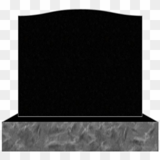 Single Black Granite Designs - Headstone, HD Png Download