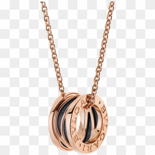 Zero1 Necklace Necklace Rose Gold Pink - Bvlgari Bzero Necklace, HD Png Download
