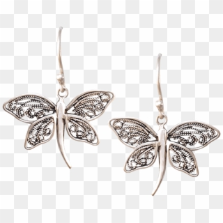 Delicate Dragonfly Earrings Creations, For Beauty, - Earrings, HD Png Download