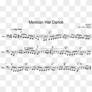 Mexican Hat Dance For Tuba - Blues En Mineur Django, HD Png Download