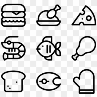 Barbecue - Hand Drawn Social Media Icons Png, Transparent Png