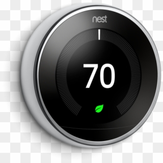 Nest Learning Thermostat 3rd Generation Image - Home Thermostat, HD Png Download