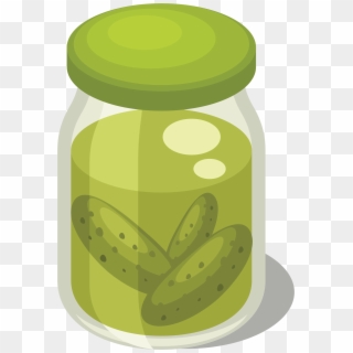 A Public Domain Image Pickles Clipart - Pickled Cucumber, HD Png Download