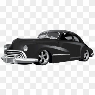 Car Dodge Vintage Car Muscle Car Png Image - Black And White Hot Rod, Transparent Png