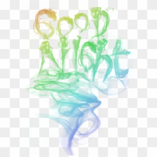 Good Night Smoke By Cak-picsay By Cakkocem - Good Night On Transparent Background, HD Png Download