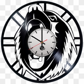 Boston Bruins Bear Logo Handmade Wall Clock - Stitch Fix Logo Png, Transparent Png