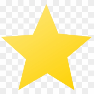 Yellow Star With Black Background , Png Download - Yellow Star Clipart Png, Transparent Png