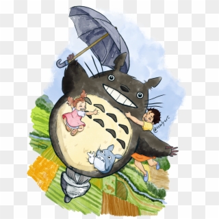 This Is My Entry For A Totoro Contest I Would Really - Cartoon, HD Png Download