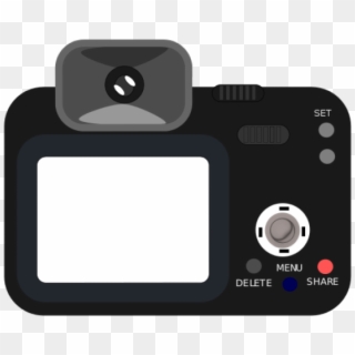 Digital Camera Clipart - Camera Png Back, Transparent Png