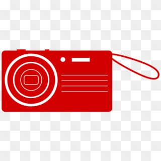 Free Stock Photo Illustration Of A Red Ⓒ - Red Camera Clipart, HD Png Download