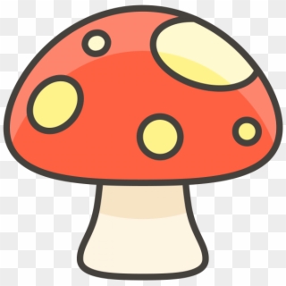 Mushroom Emoji Icon - Jamur Png, Transparent Png