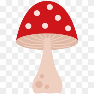 Dots Mushroom White Dot - Shiitake, HD Png Download