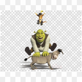 Cartoon Illustration Art Transparent - Shrek Sitting, HD Png Download