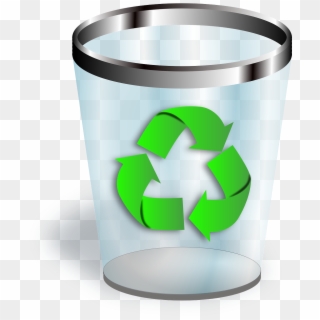 Trashcan Recycle Bin Bin Trash Png Image - Recycle Bin Icon Png, Transparent Png