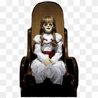 Annabelle Doll Sitting On A Chair - Annabelle Png, Transparent Png