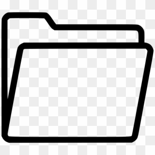 Png File Svg - Folder Icon Png White, Transparent Png