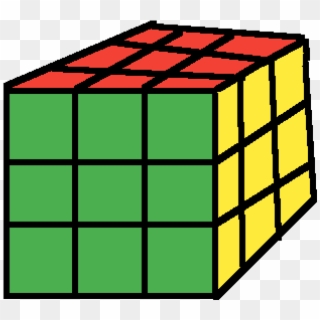 Rubik's Cube Solved - Rubik's Cube, HD Png Download