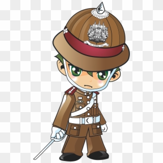 Police Cartoon Character Png Image - Thai Police Cartoon Png, Transparent Png