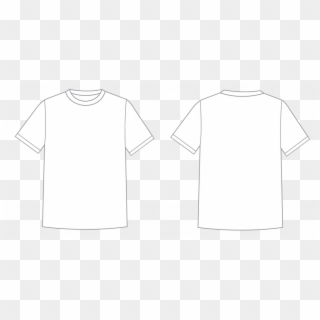 Black Shirt Template Png Transparent Background - Transparent T Shirt Template Png, Png Download