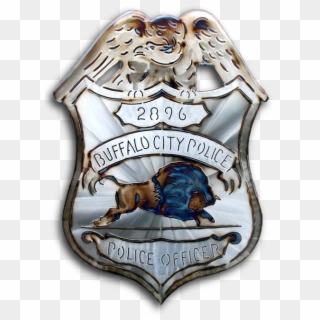 Badges Are Handcrafted Out Of 12 Ga Steel - Buffalo Ny Police Badge, HD Png Download