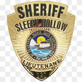Sleepy Holllow Sheriff Lieutenant Shield Badge - Sleepy Hollow Police Badge, HD Png Download