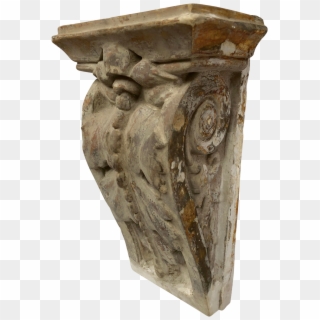 1930s French Concrete Building Corbel - Carving, HD Png Download
