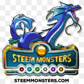 Steem Monsters Art Sea Monster-02 - Cartoon, HD Png Download