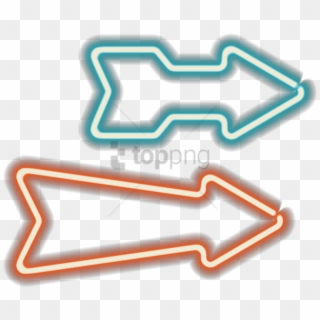 Free Png Neon Arrow Vector Png Image With Transparent - Vector Neon Png, Png Download