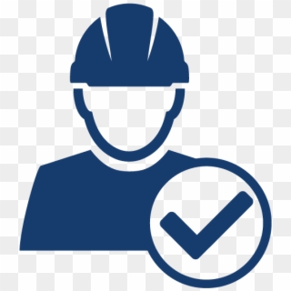 Health & Safety - Vector Construction Worker Icon, HD Png Download