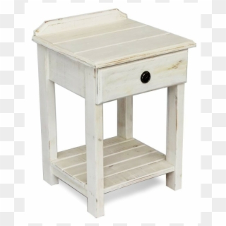 Beach House Drawer And Shelf Pedestal - End Table, HD Png Download