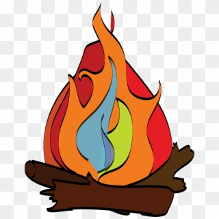 S'more Campfire Camping Bonfire Download - Clip Art, HD Png Download