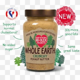 A Nut Above The Rest - Whole Earth Hi Oleic Peanut Butter, HD Png Download