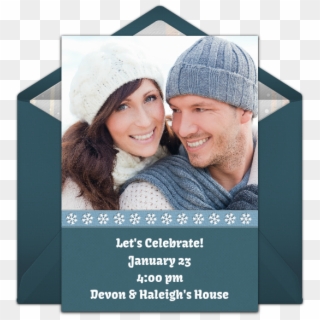 Snowflake Border Frame Online Invitation - Princess Celestia Birthday Invitations, HD Png Download