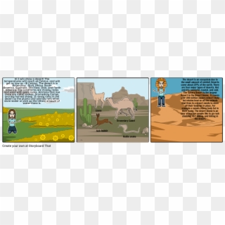 Desert - Cartoon, HD Png Download