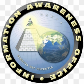 Darpa Total Information Awareness Logo - All Seeing Eye Earth, HD Png Download