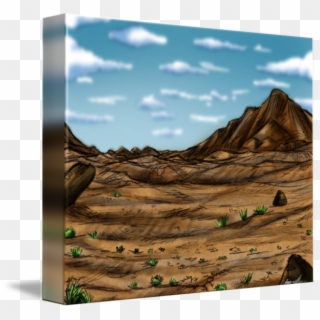 Drawn Desert Barren Desert - Erg, HD Png Download