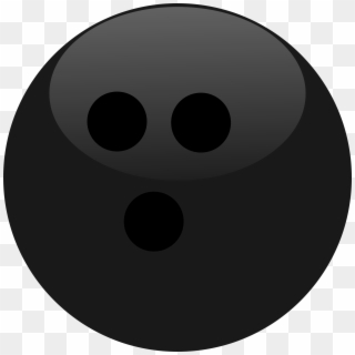 Bowling Ball Png Image - Single Black Bowling Ball Clipart, Transparent Png