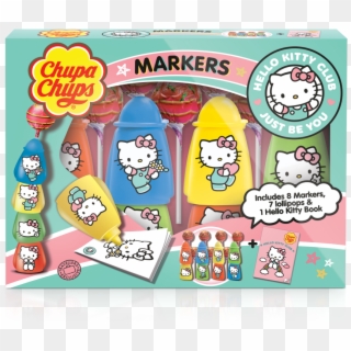 The Hello Kitty Markers - Chupa Chups, HD Png Download